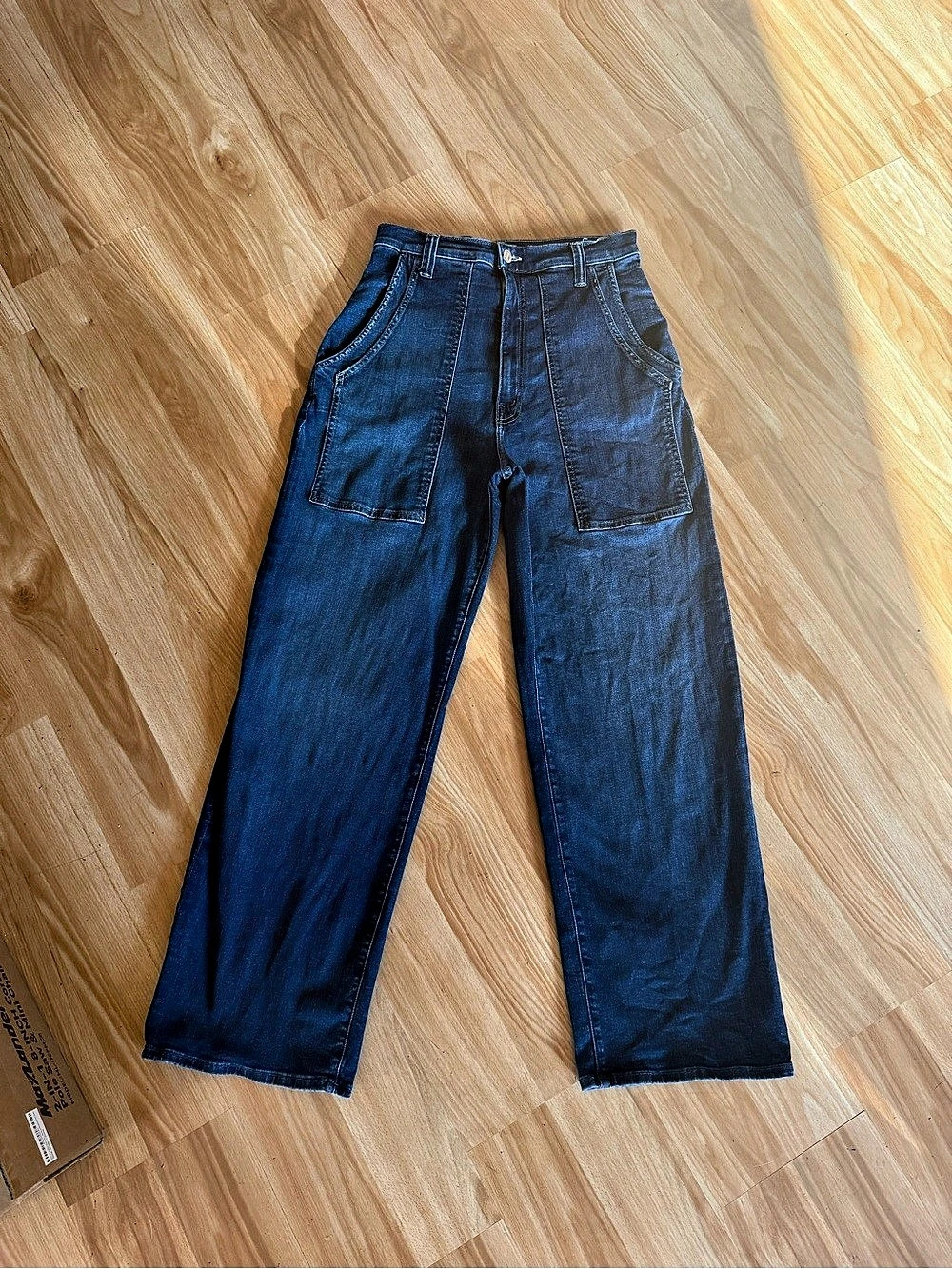 Mother The Quartet Breaker Flood Jeans in Howdy - Sz 27